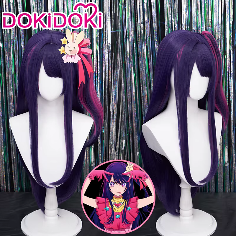 EN STOCK Hoshino Ai Aqua Akuamarin Ruby Rubii Arima Kana Kurokawa Akan perruque Anime Oshi Cosplay DokiDoki