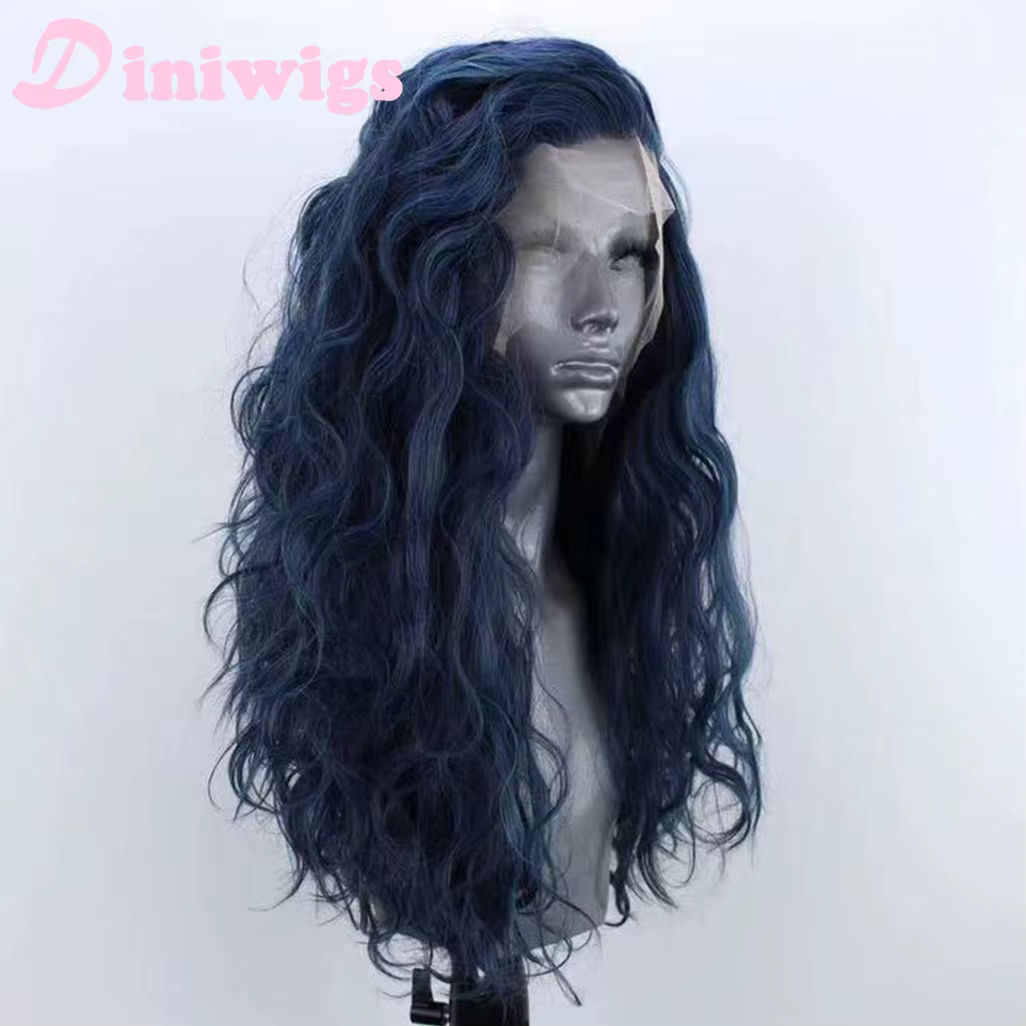 Perruque Lace Front Wig synthétique bouclée et longue
