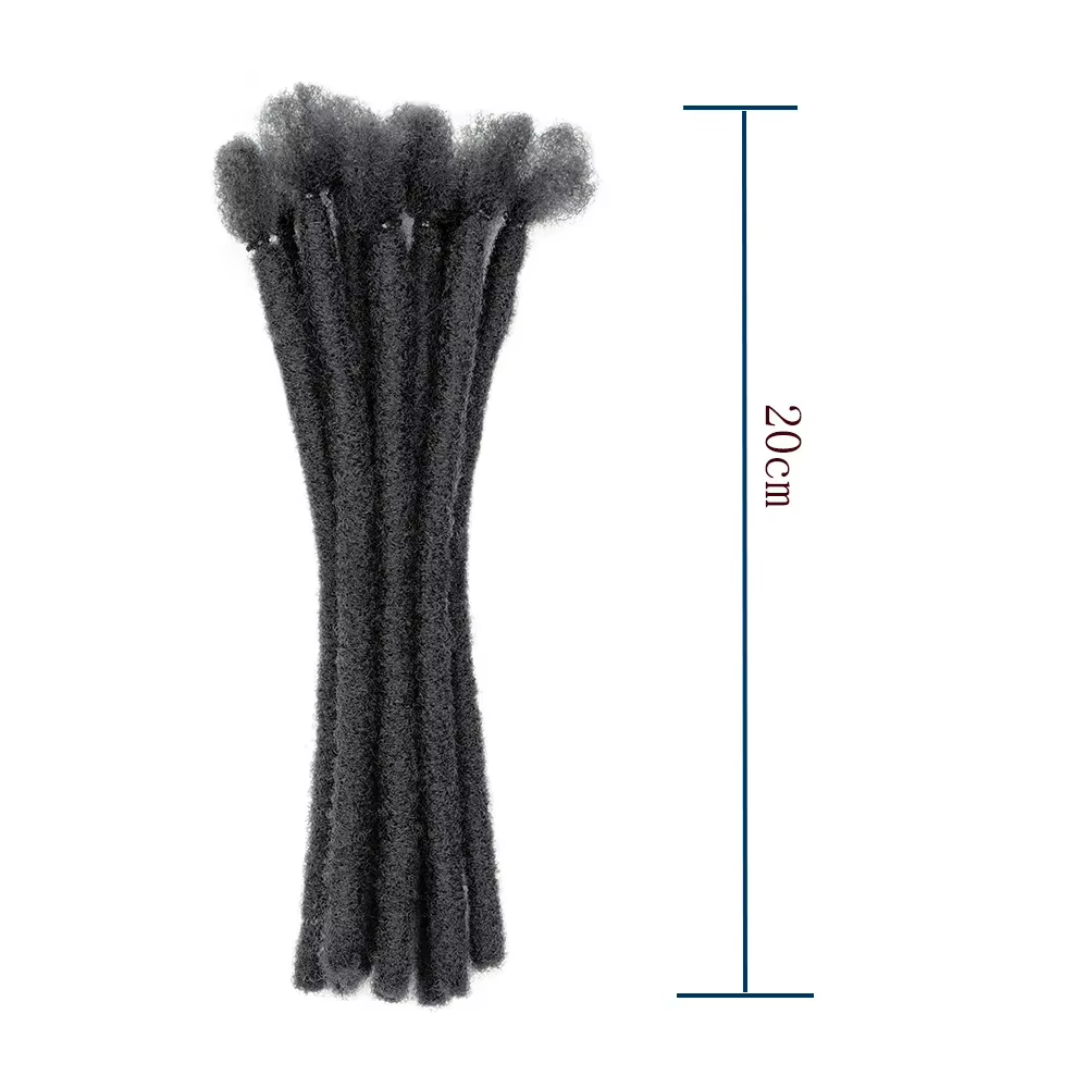 Dreadlocks Extensions synthétiques 8 pouces 10 brins Loc Dreads