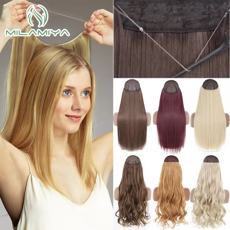 Extensions de cheveux naturels Fish Line