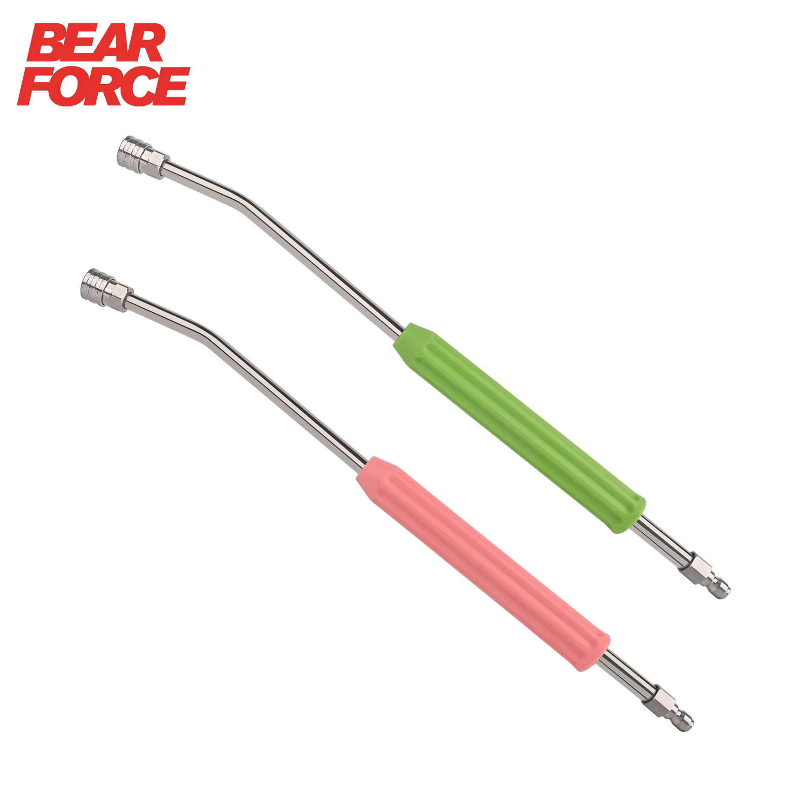 Baguette d'extension de nettoyeur haute pression pour lavage de voiture, baguette d'extension électrique en acier inoxydable, extension de baguette de laveuse électrique avec prise rapide de 1/4"