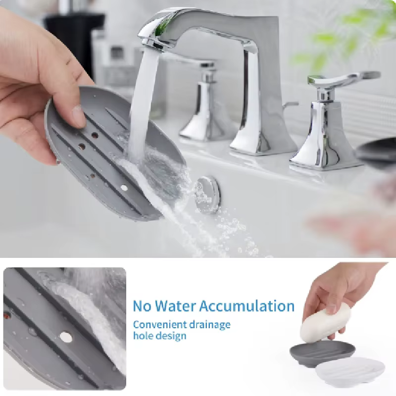 HORegina-Support de vaisselle en caoutchouc de silicone, économiseur de support, épurateur d'éponge, douche, bar