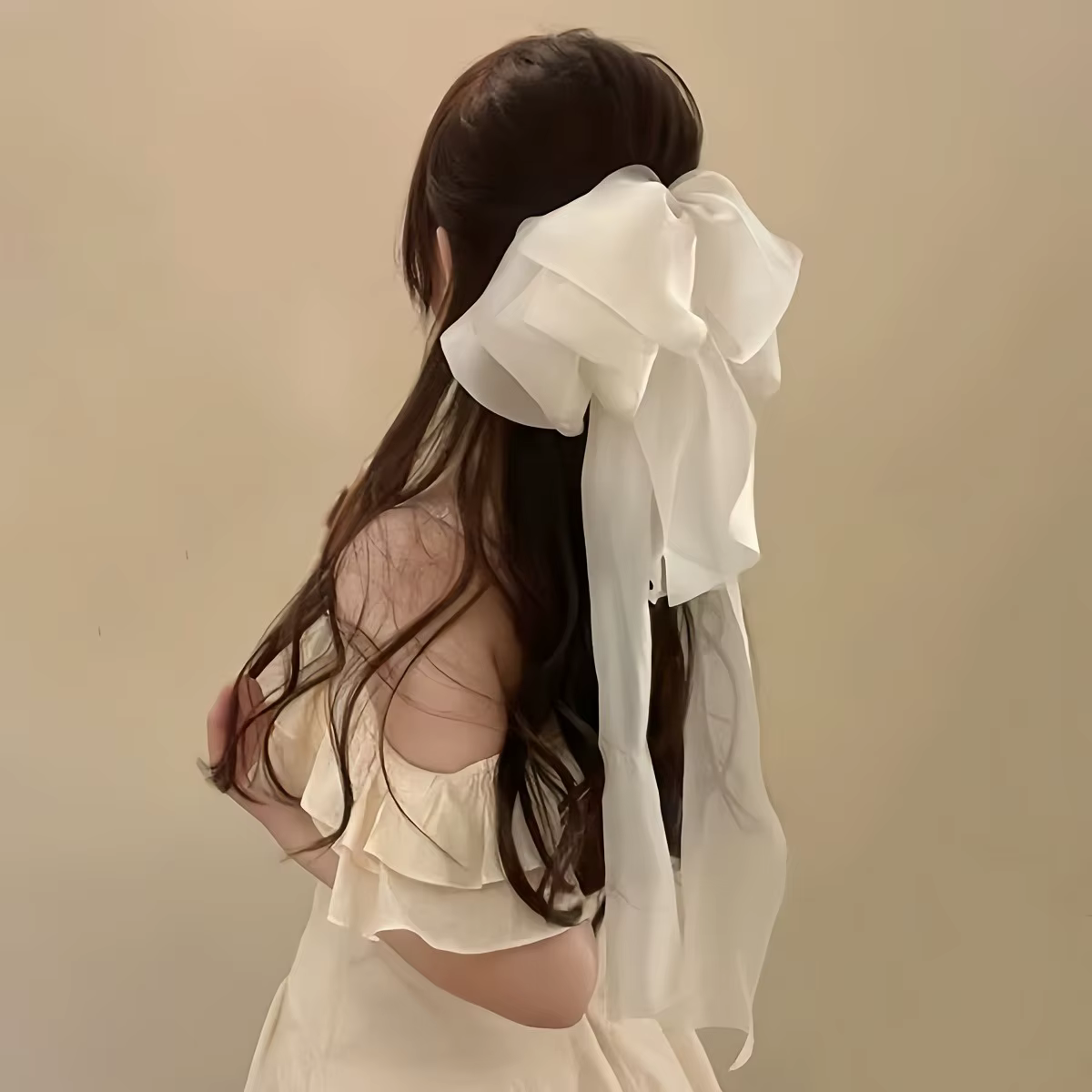 Pince à cheveux à gros nœud