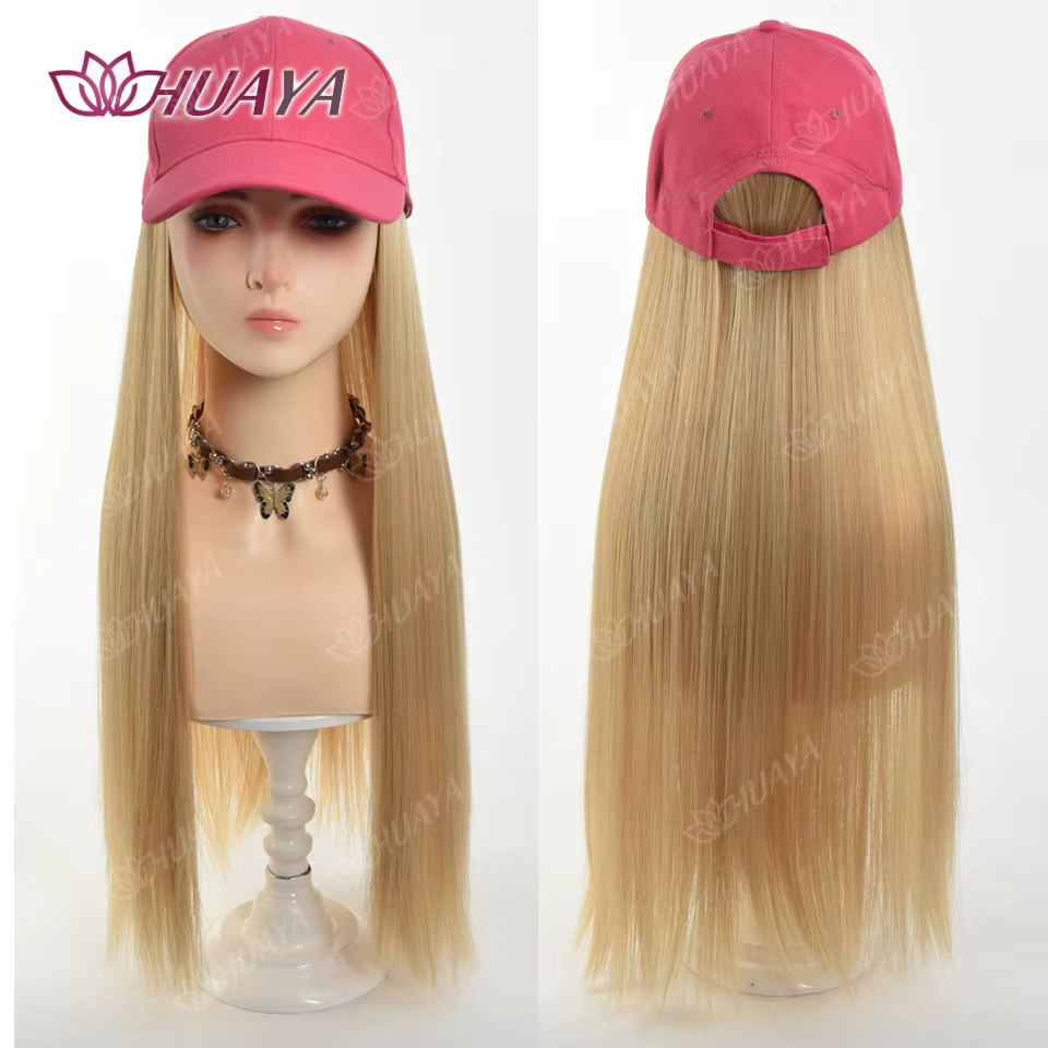 Chapeau perruques casquette avec cheveux