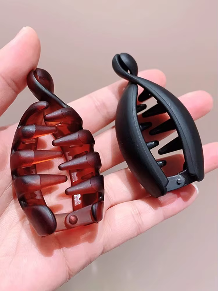 Pinces à cheveux banane verticales de petite taille pour femmes