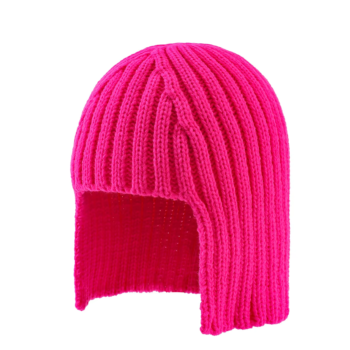 Bonnet tricoté avec perruque intégrée pour femme – Style tendance pour l'hiver
