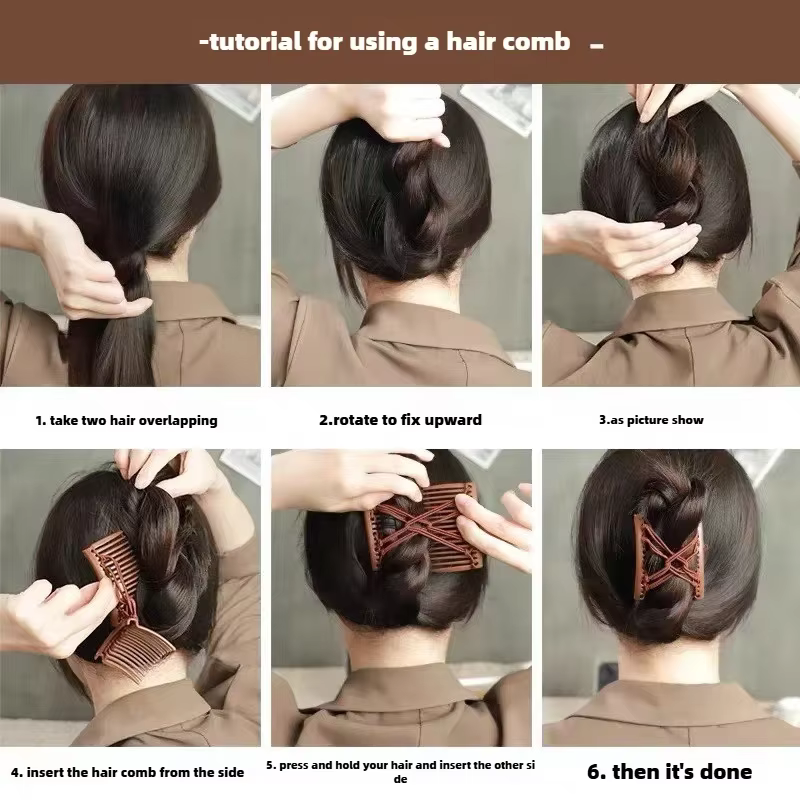 Pinces à cheveux magiques Tuck peigne Updo pince