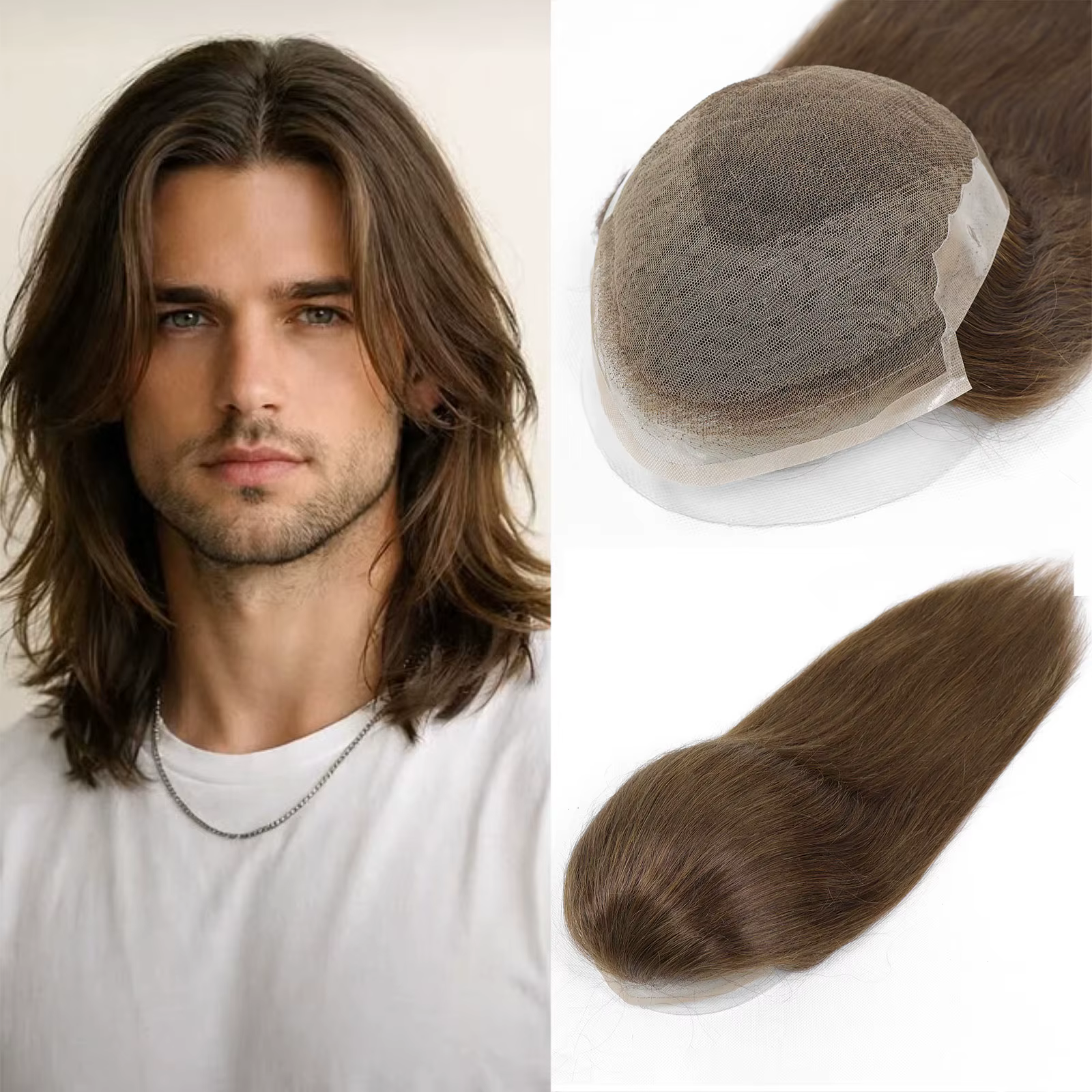 Système capillaire long pour hommes