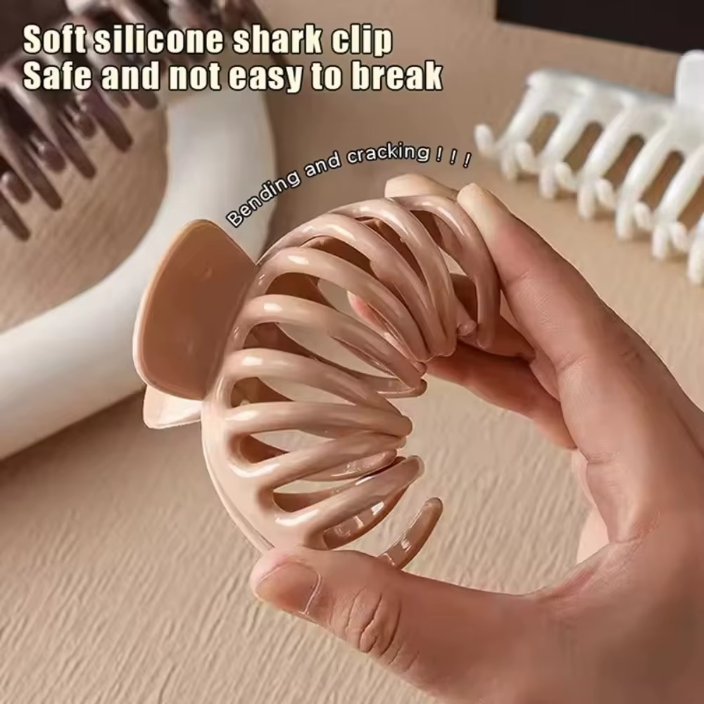 Pinces à cheveux souples en silicone pour femmes