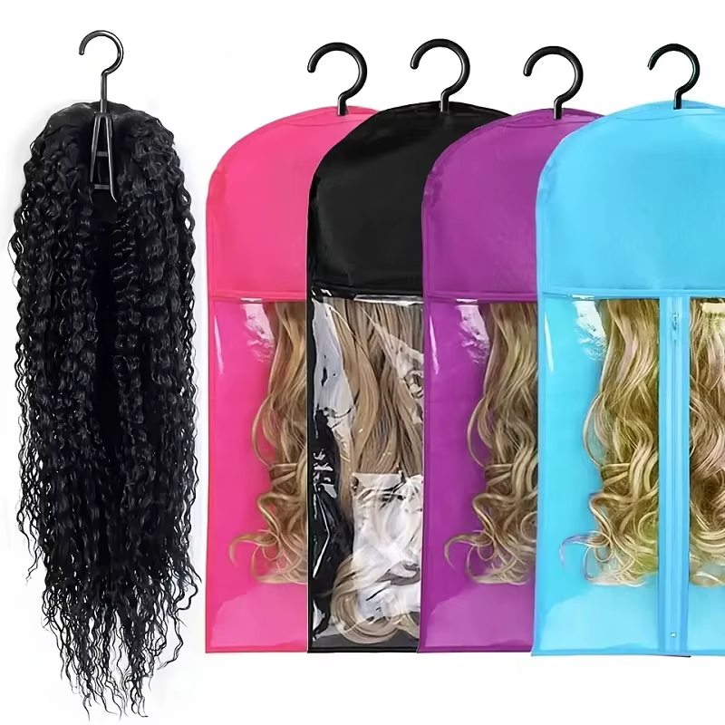 Ensemble de sacs de rangement pour perruques