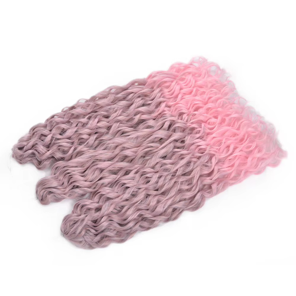 22 « Jessica Hair Deep Wavy Twist Synthetic Crochet