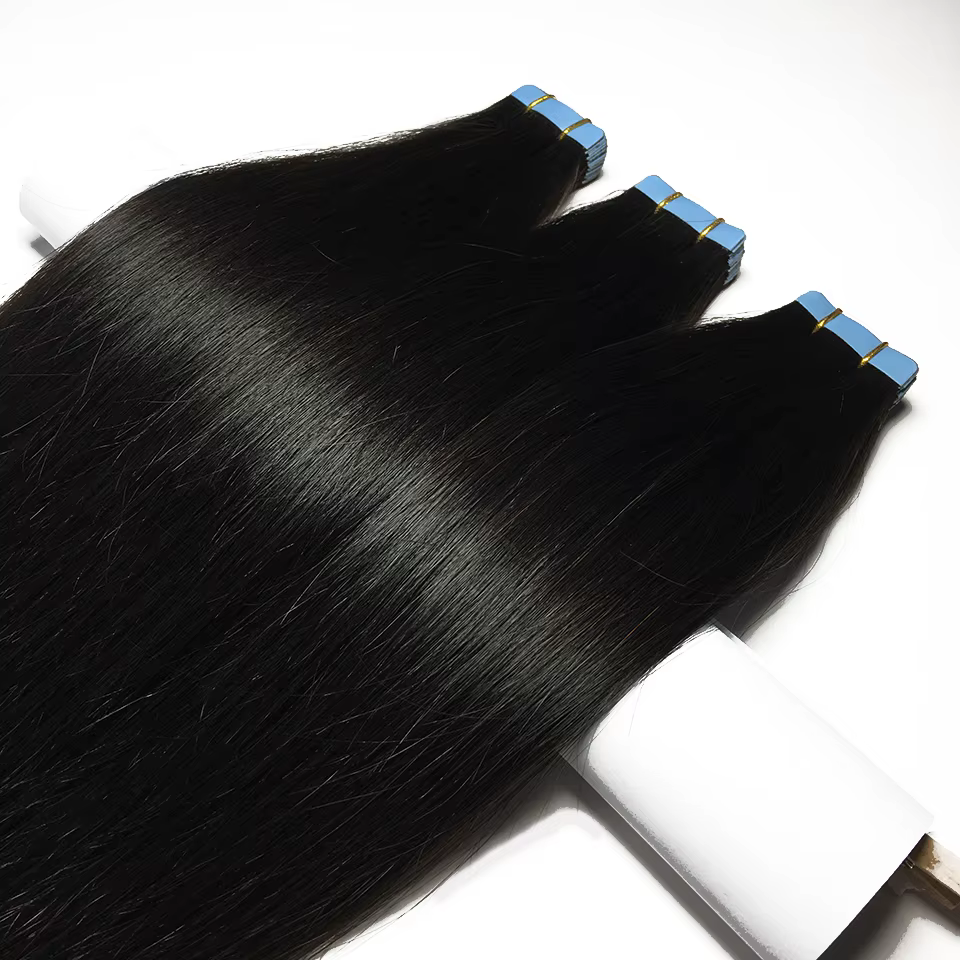 Bande dans les Extensions de cheveux humains droits