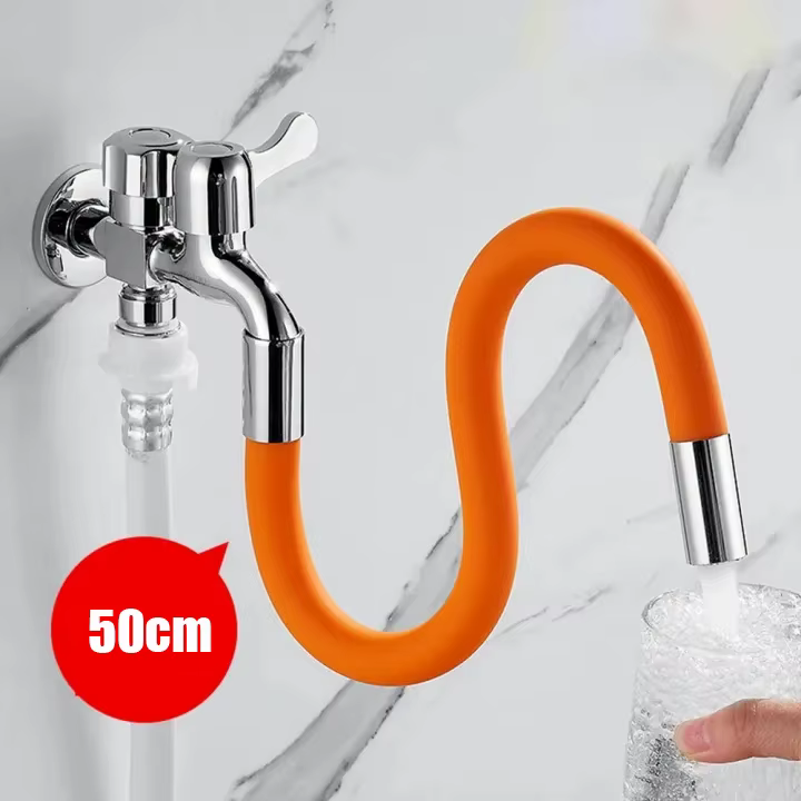 Tube d'extension de robinet d'économie d'eau de cuisine, rallonge de flexion, rotation à 360 °, tube de filtre de ark