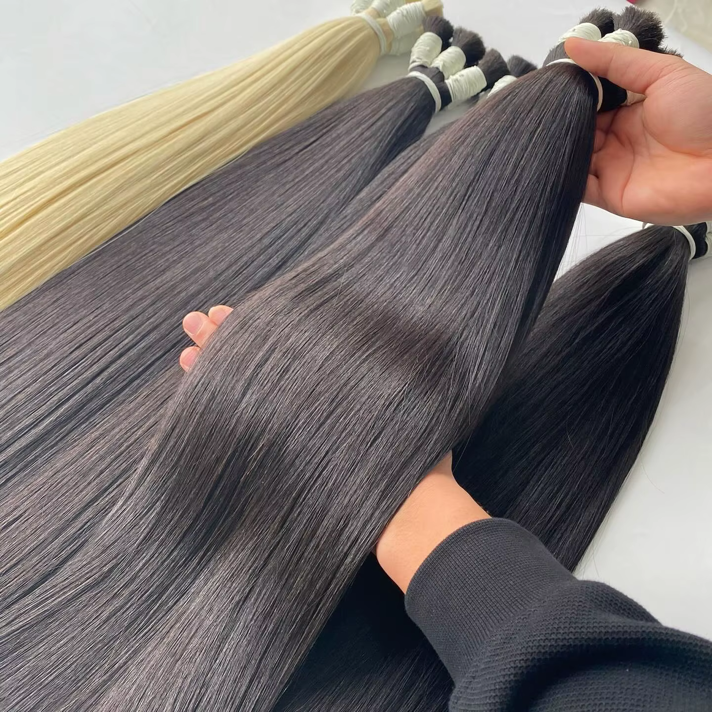 Cheveux bruts en vrac 100% vierges non traités