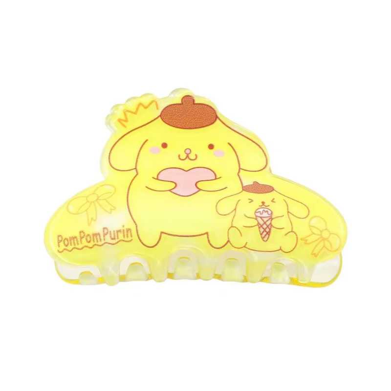 Pince à cheveux My Melody imprimée pour l'arrière de la tête