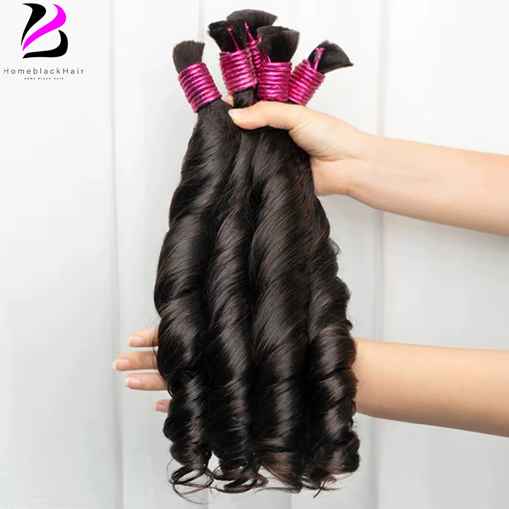 Extensions en vrac de cheveux humains