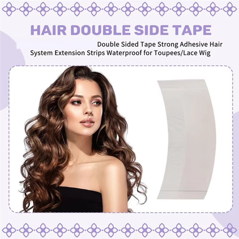 Bandes de ruban adhésif Double face Ultra tenue pour perruque
