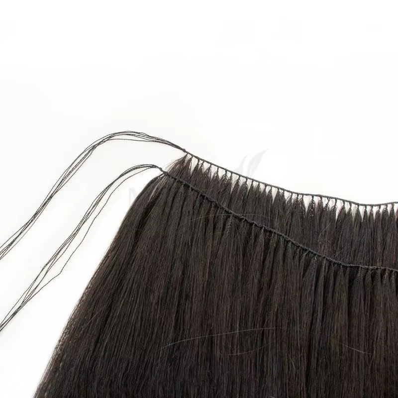 Extensions de cheveux naturels en plumes
