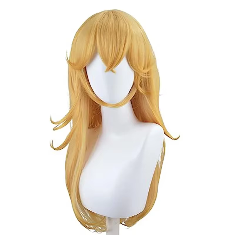 Jeu Cosplay princesse perruque pêche