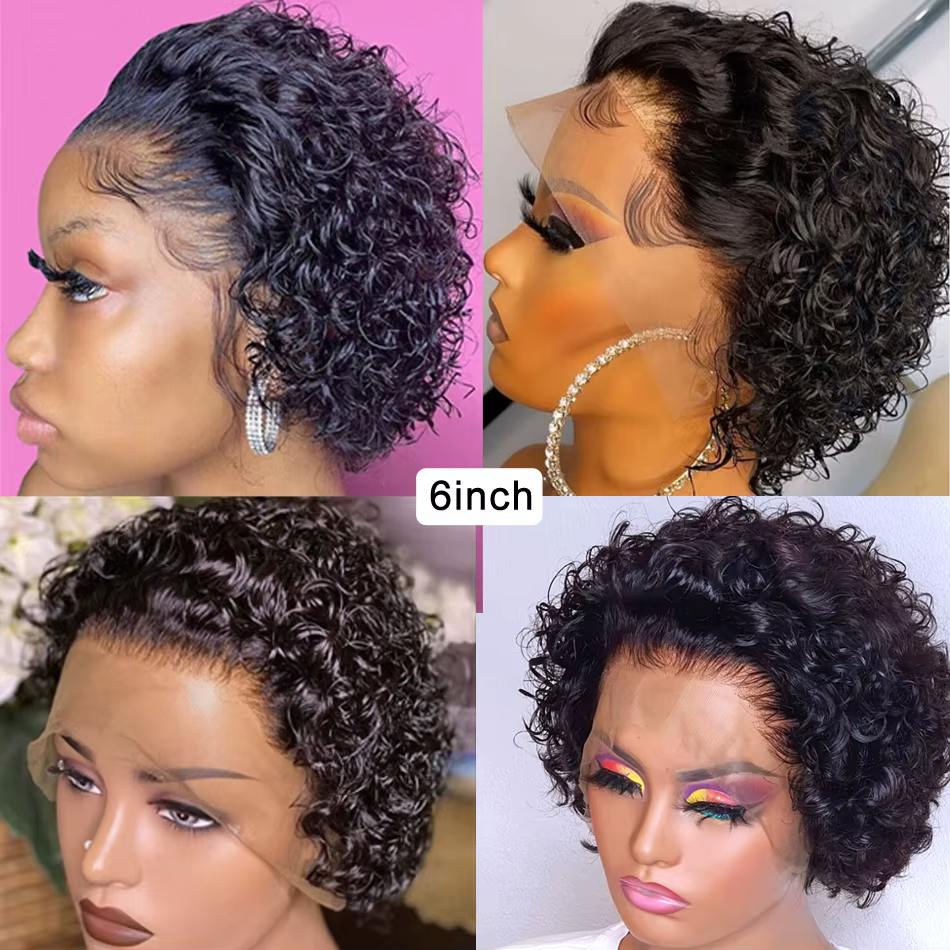 Perruque Lace Pixie Cut Wig 100% naturelle-UNice Hair