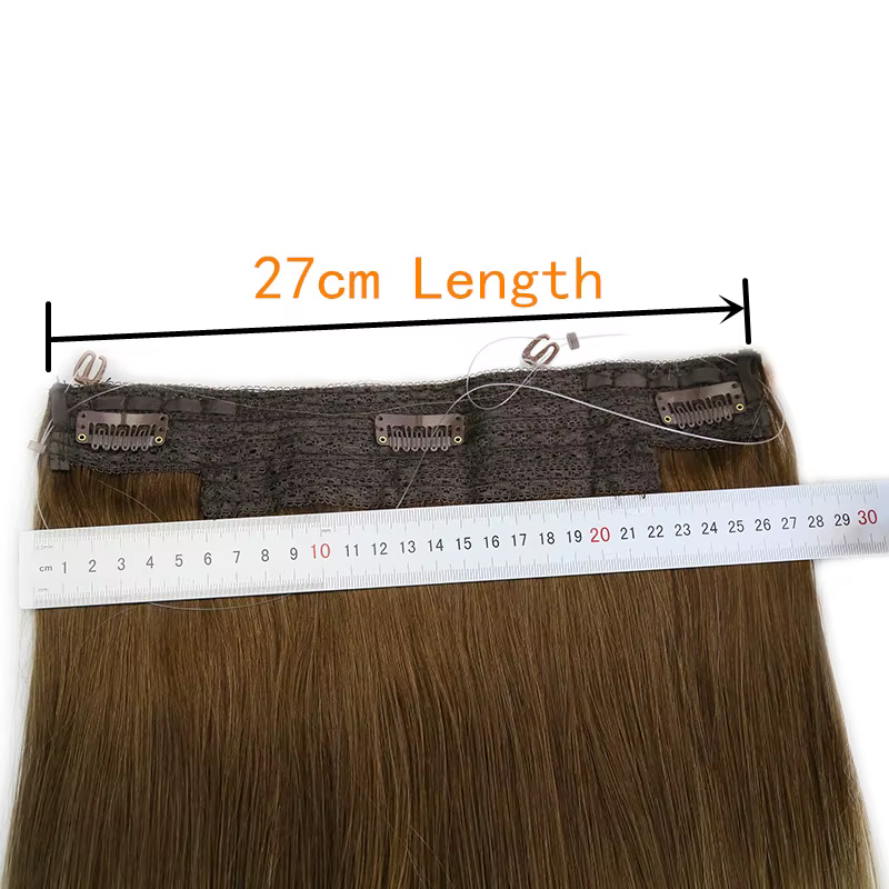 Extension de cheveux humains ligne de poisson droite 100%