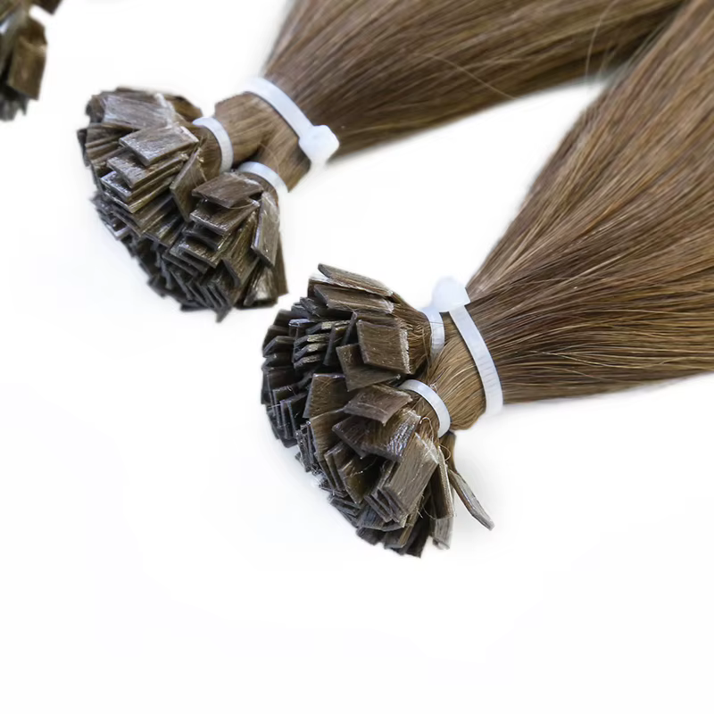Extensions de cheveux à pointe plate